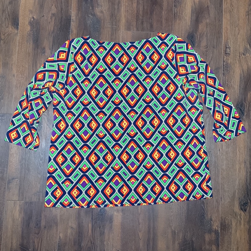Talbots Multicolor Top - Picture 2 of 4